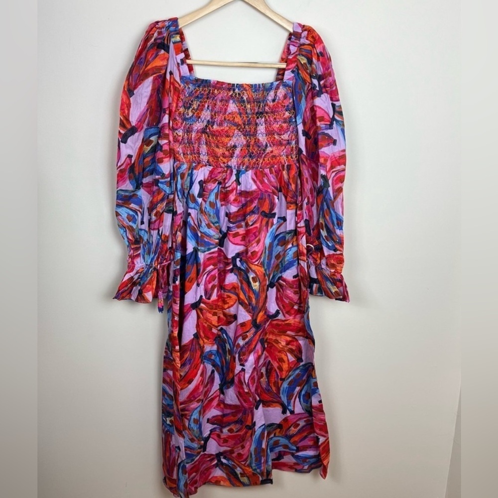 FARM Rio Colorful Bananas Dress Size small